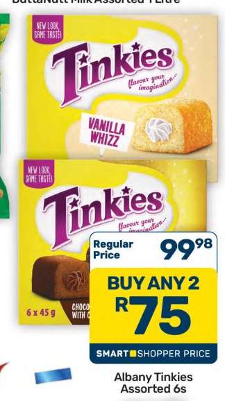 Albany Tinkies
Assorted 6s