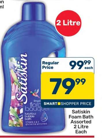 Satiskin Foam Bath Assorted