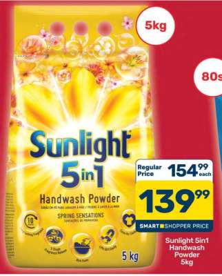SUNLIGHT 5in1 HANDWASH POWDER 5kg
