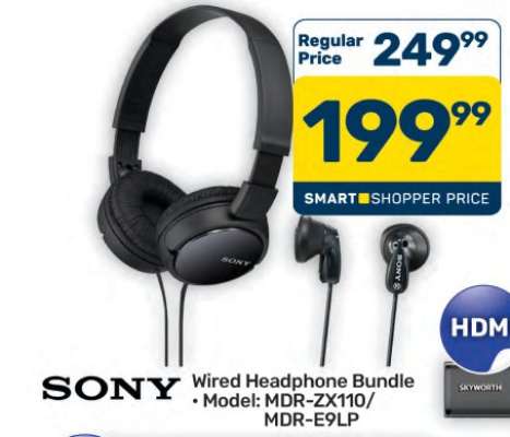 Sony Wired Headphone Bundle
