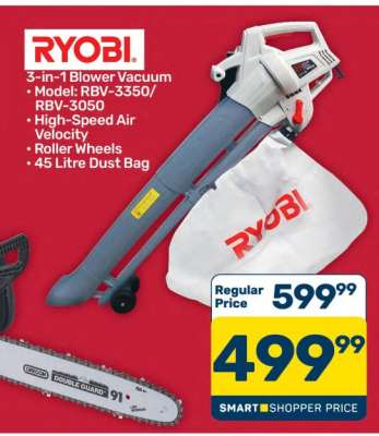 RYOBI 3-in-1 Blower Vacuum