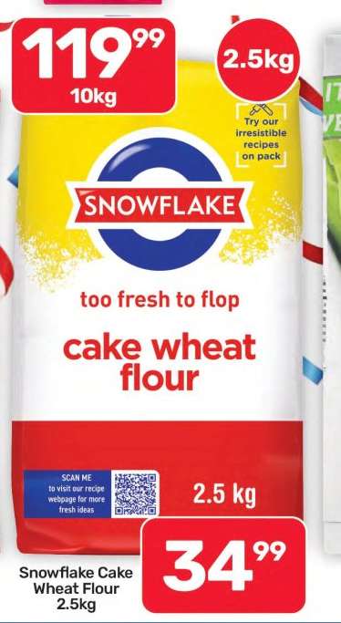 SNOWFLAKE CAKE WHEAT FLOUR