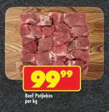 BEEF POTJIEKOS per kg