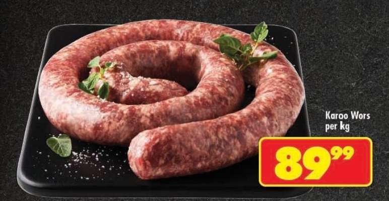 KAROO WORS per kg