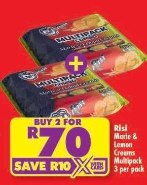 Risi Marie & Lemon Creams Multipack