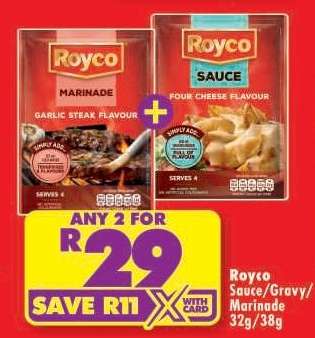 Royco Sauce/Gravy/Marinade 32g/38g