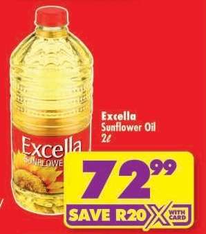 Excella Sunflower Oil-2L
