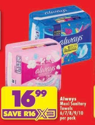 Always Maxi Sanitary Towels