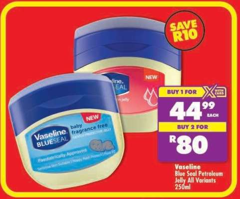 Vaseline Blue Seal Petroleum Jelly All Variants 250ml