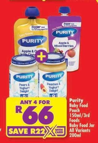 Purity Baby Food