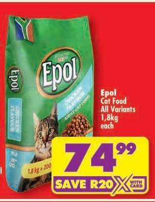 EPOL CAT FOOD all variants 1,8kg each