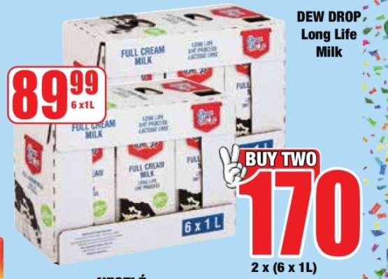 DEW DROP Long Life Milk