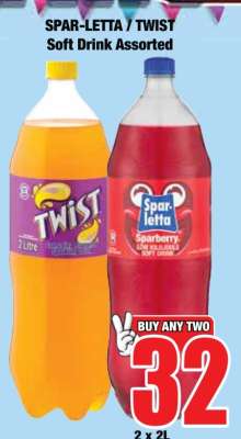 SPAR-LETTA / TWIST Soft Drink Assorted