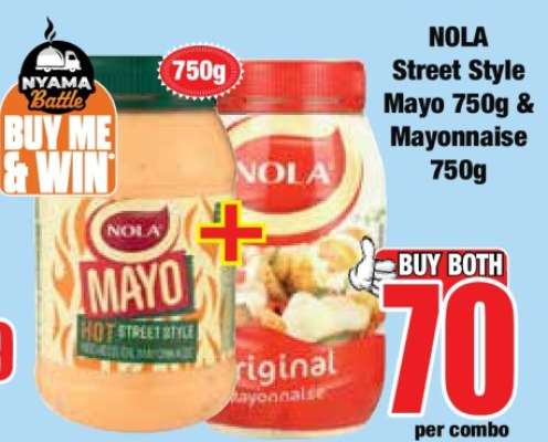NOLA Street Style Mayo 750g & Mayonnaise 750g