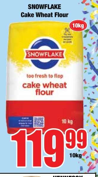 SNOWFLAKE CAKE WHEAT FLOUR