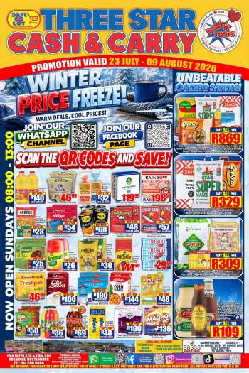 thumbnail - Three Star Cash and Carry catalogue