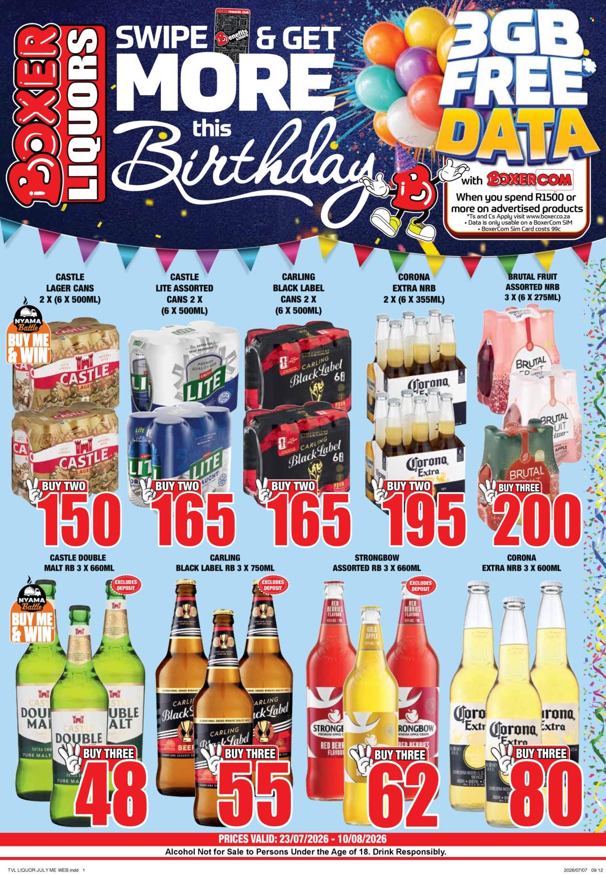Boxer specials - 23/07/2026 - 10/08/2026. Page 1