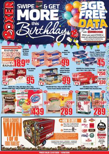 Boxer catalogue  - 23/07/2026 - 10/08/2026.