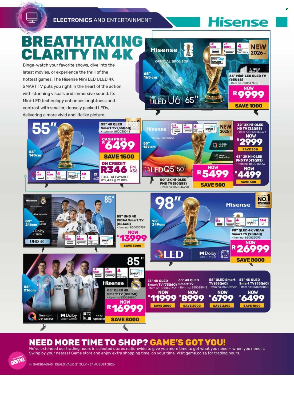 Game specials - 21/07/2026 - 24/08/2026. Page 4