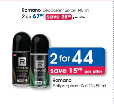 Romano Antiperspirant Roll-On 50 ml