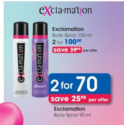 Exclamation Body Spray 90 ml