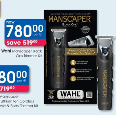 Wahl Manscaper Black Ops Trimmer Kit