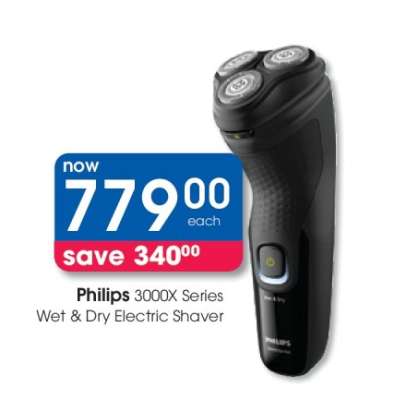 Philips 3000X Series Wet & Dry Electric Shaver