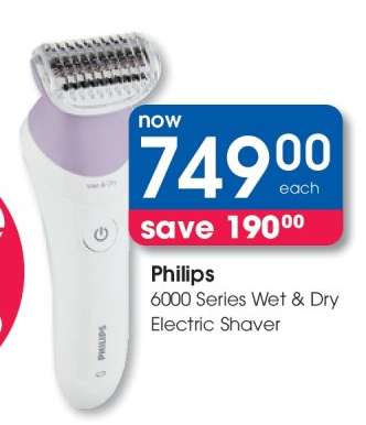 Philips 6000 Series Wet & Dry Electric Shaver