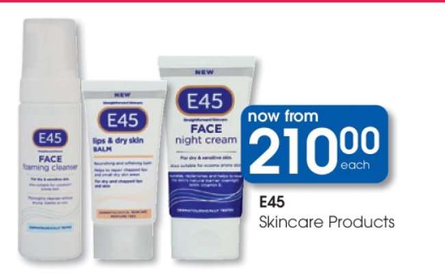 E45 Skincare Products