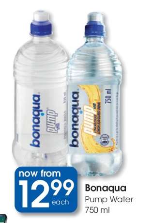 Bonaqua Pump Water 750 ml