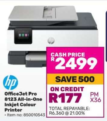 HP OfficeJet Pro 8123 All-in-One Inkjet Colour Printer