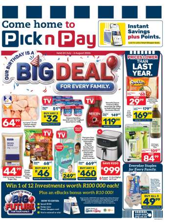 Pick n Pay catalogue  - 24/07/2026 - 06/08/2026.
