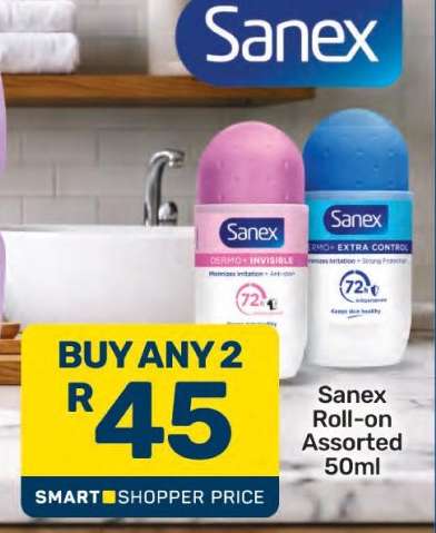 Sanex Roll On Assorted 50ml