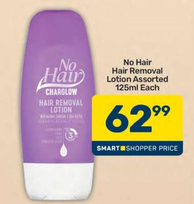 No Hair Hair Removal Lotion Assorted 125ml Each