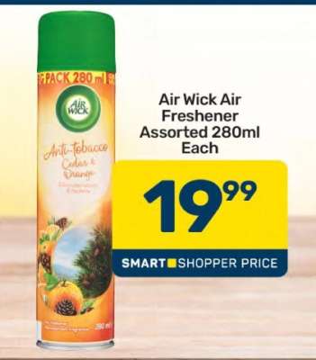 Air Wick Air Freshener Assorted 280ml Each