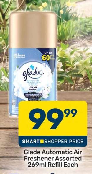 Glade Automatic Air Freshener Assorted 269ml Refill Each
