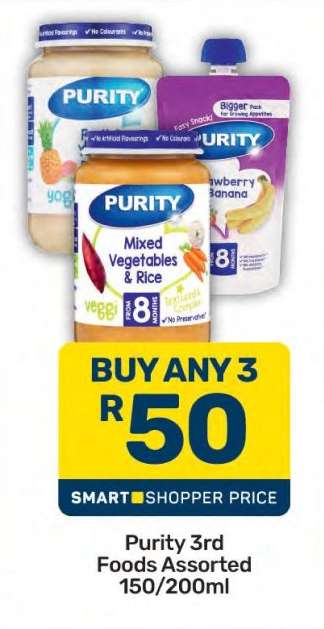 Purity 3rd Foods Assorted