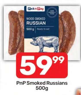 PnP Smoked Russians 500g