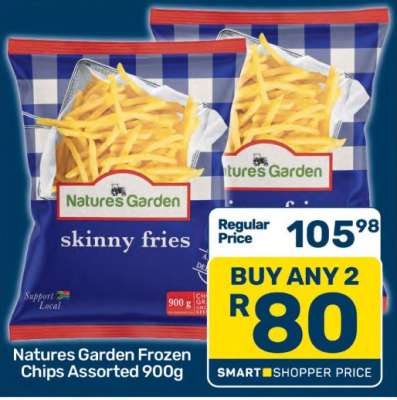 Natures Garden Frozen Chips Assorted 900g
