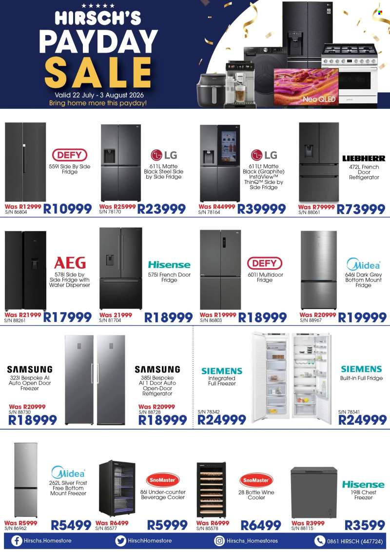 Hirsch's catalogue  - 22/07/2026 - 03/08/2026.