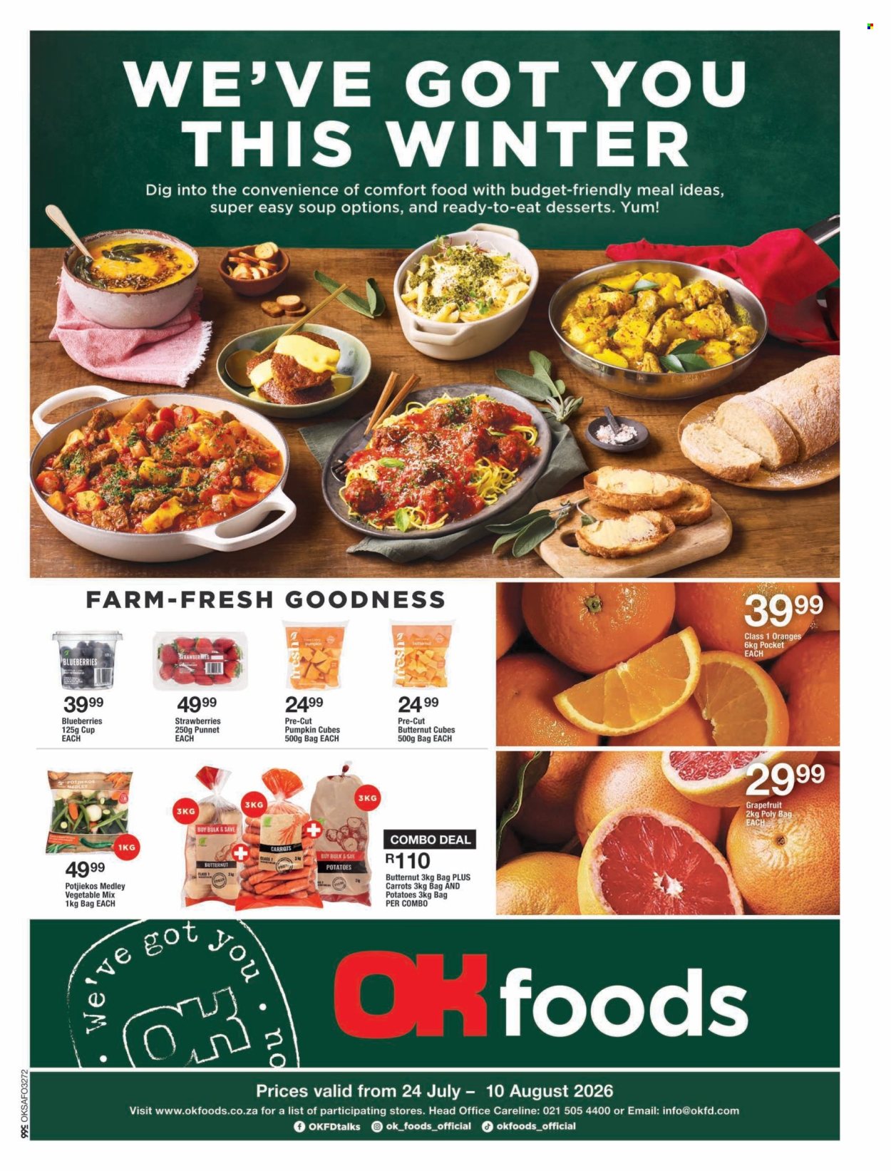 OK Foods specials - 24/07/2026 - 10/08/2026. Page 1