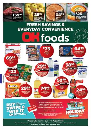 OK Foods catalogue  - 24/07/2026 - 10/08/2026.