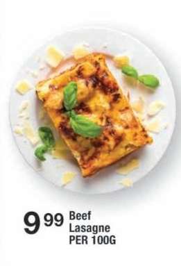 Beef Lasagne