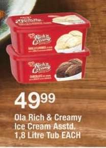 Ola Rich & Creamy Ice Cream Asstd.