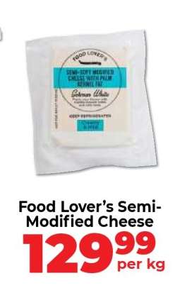Food Lover’s Semi-Modified Cheese