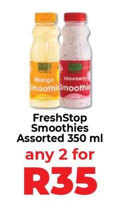 FreshStop Smoothies Assorted 350 ml