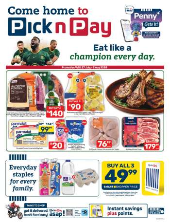 Pick n Pay catalogue  - 27/07/2026 - 02/08/2026.