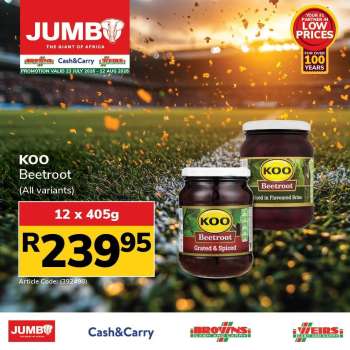 thumbnail - Jumbo Cash & Carry catalogue