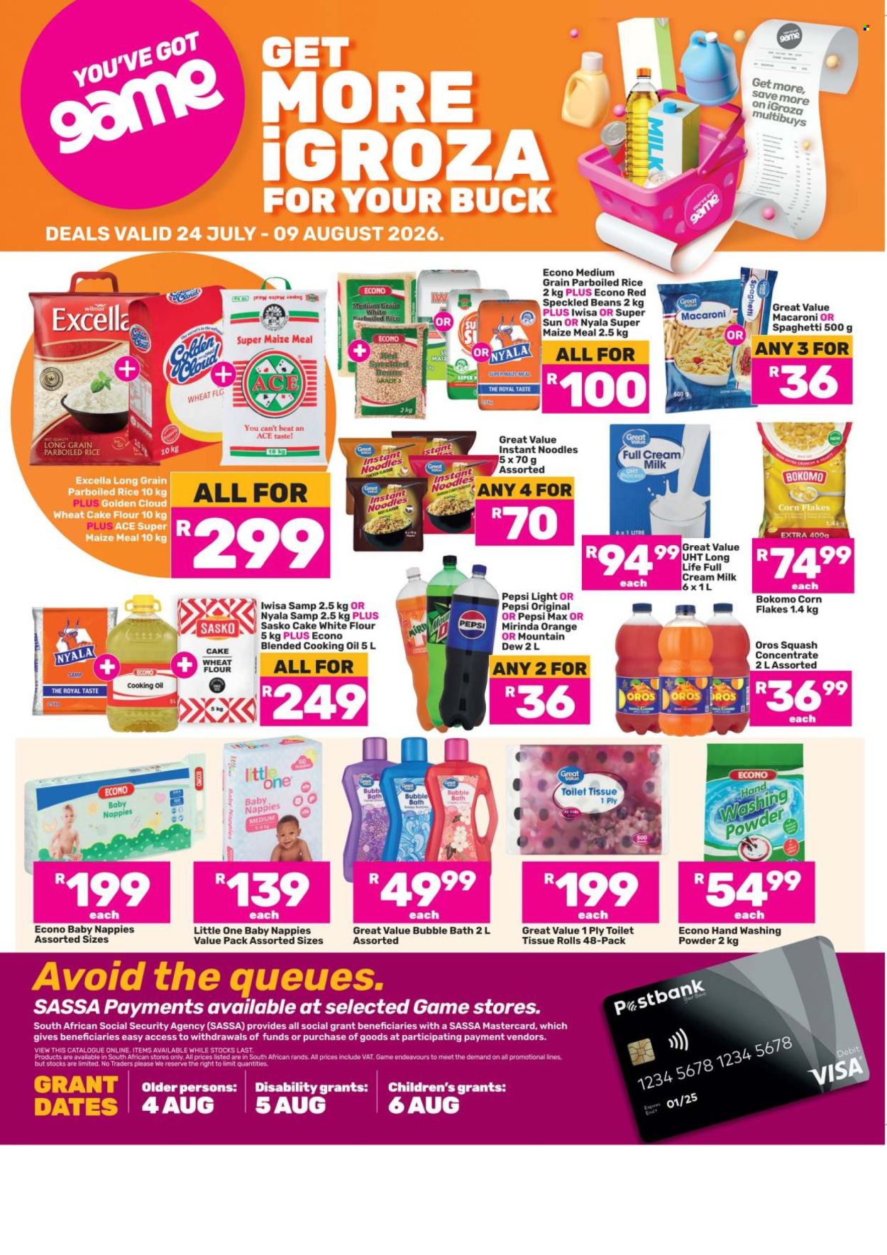Game specials - 24/07/2026 - 09/08/2026. Page 1