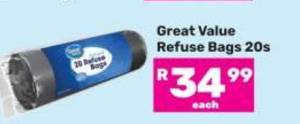 Great Value Refuse Bags-20s